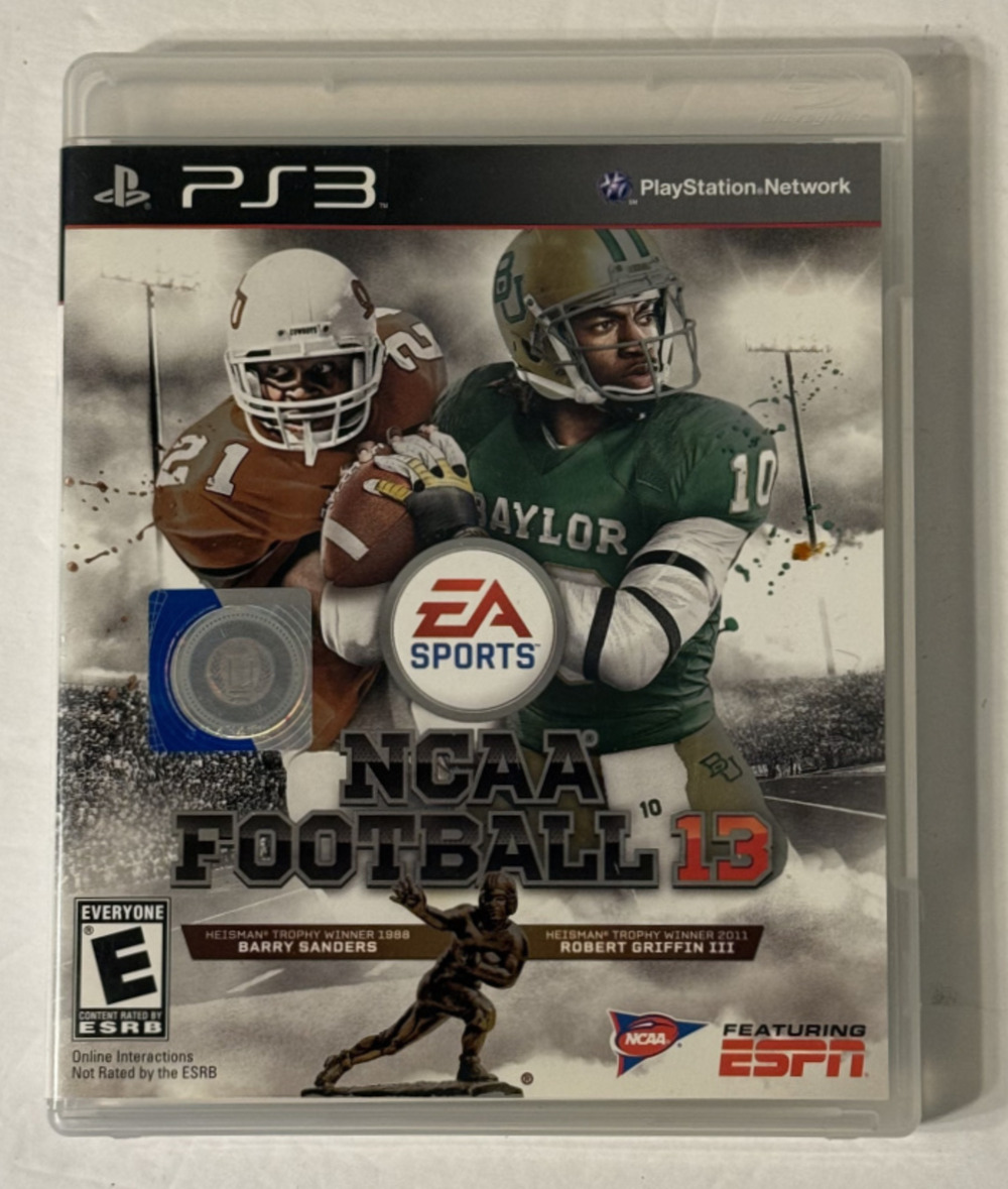 NCAA Football 13 Sony PlayStation 3 PS3 2012 Manual / Insert Included